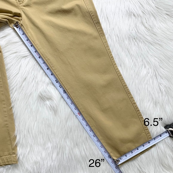 SOLD-J. Crew Chino Cropped Straight Leg Military Pants - Picture 9 of 9